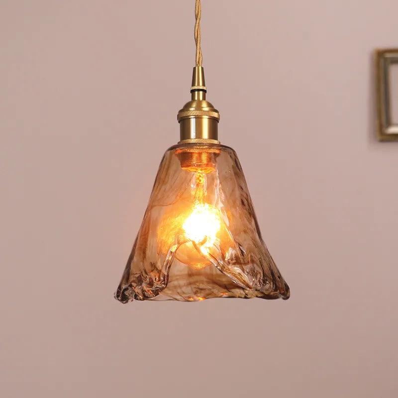 Luminaire Élégant en Verre Marbré avec Laiton IL582407-ILLUMEEN.COM
