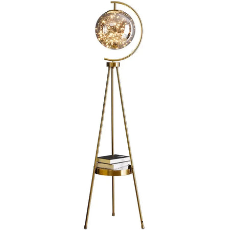 Luminaire Élégant en Verre Noir et Or IL482639-ILLUMEEN.COM