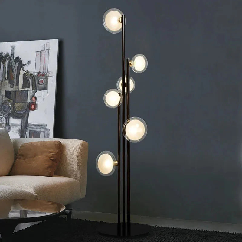 Luminaire Élégant en Verre Noir Minimaliste IL527913-ILLUMEEN.COM