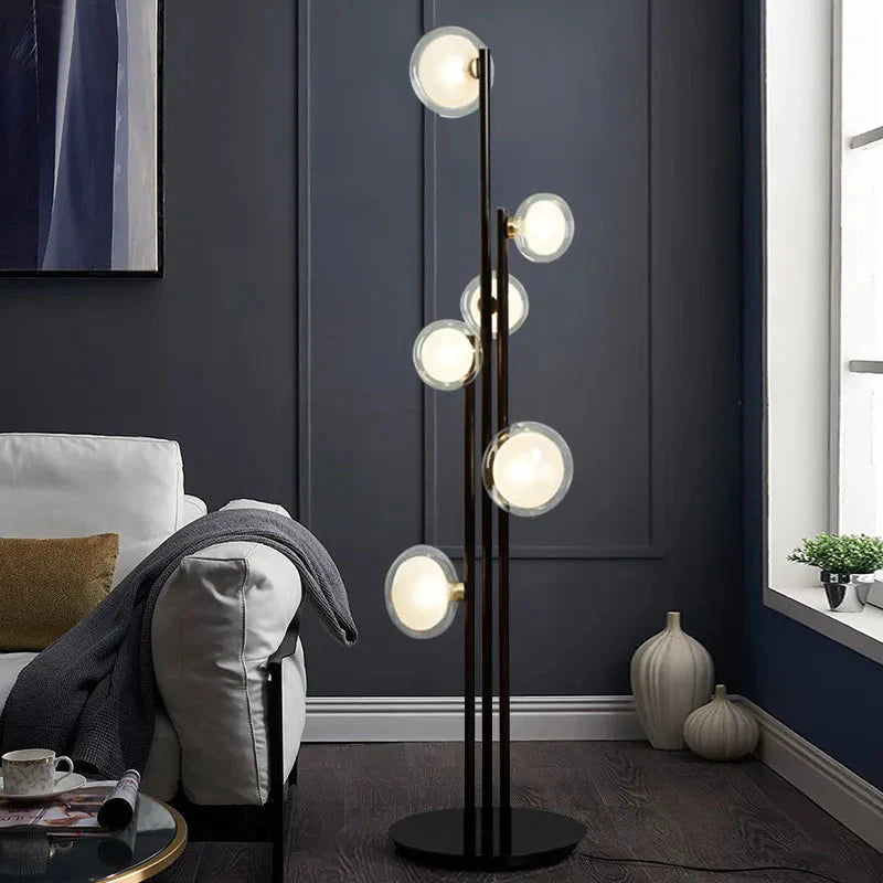 Luminaire Élégant en Verre Noir Minimaliste IL527913-ILLUMEEN.COM
