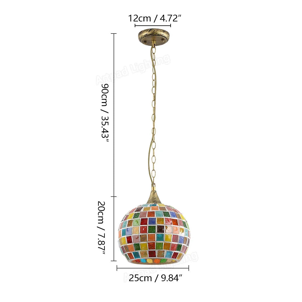Luminaire Élégant en Verre Rétro IL524637-ILLUMEEN.COM