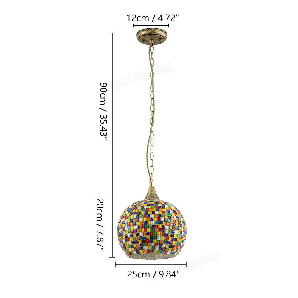 Luminaire Élégant en Verre Rétro IL524637-ILLUMEEN.COM