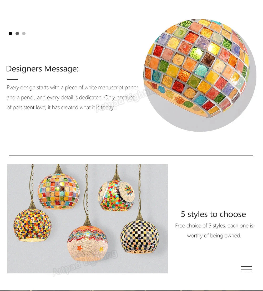 Luminaire Élégant en Verre Rétro IL524637-ILLUMEEN.COM