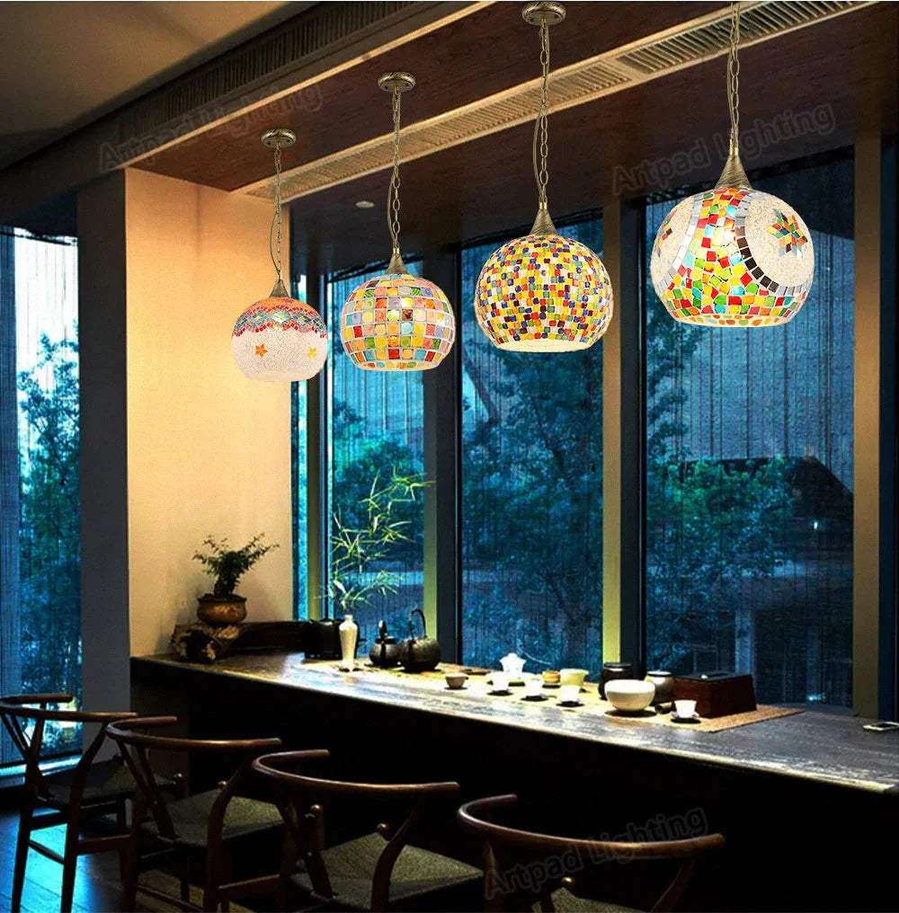 Luminaire Élégant en Verre Rétro IL524637-ILLUMEEN.COM