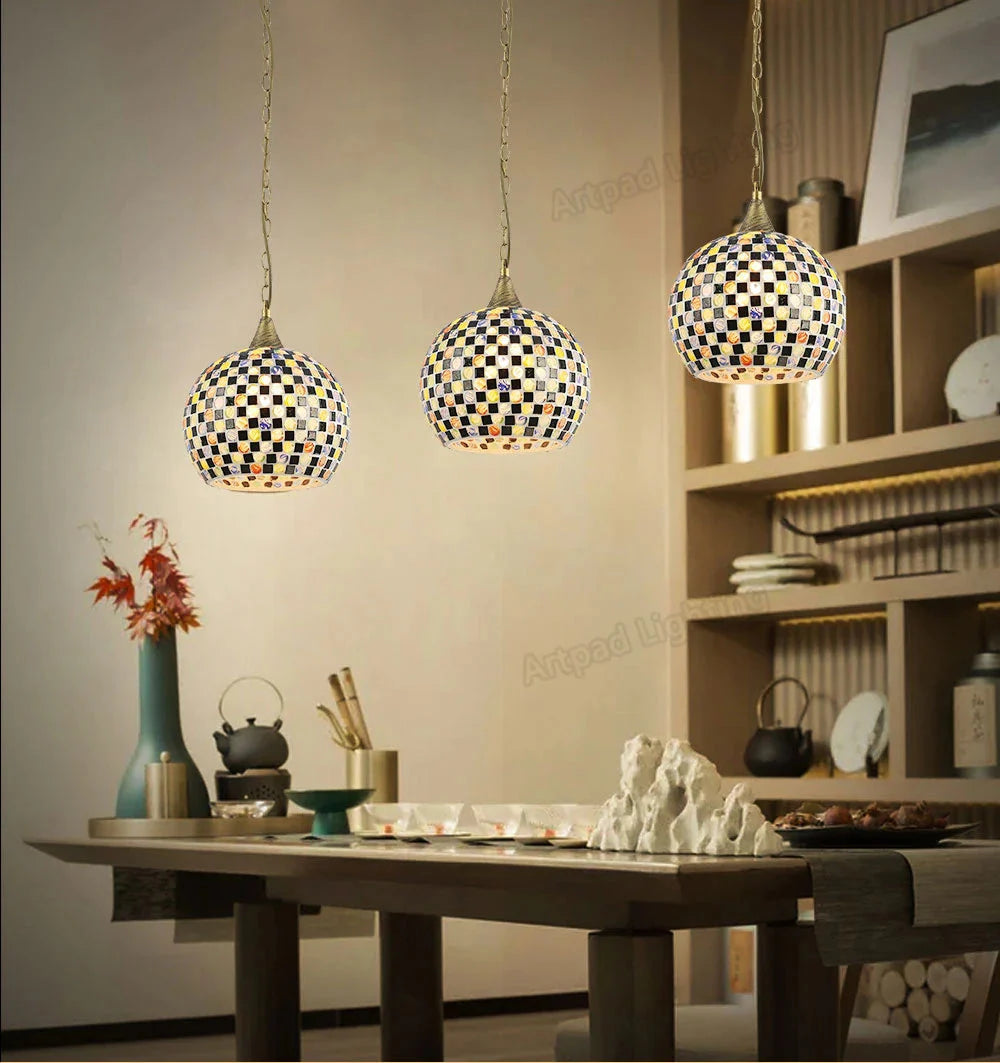 Luminaire Élégant en Verre Rétro IL524637-ILLUMEEN.COM