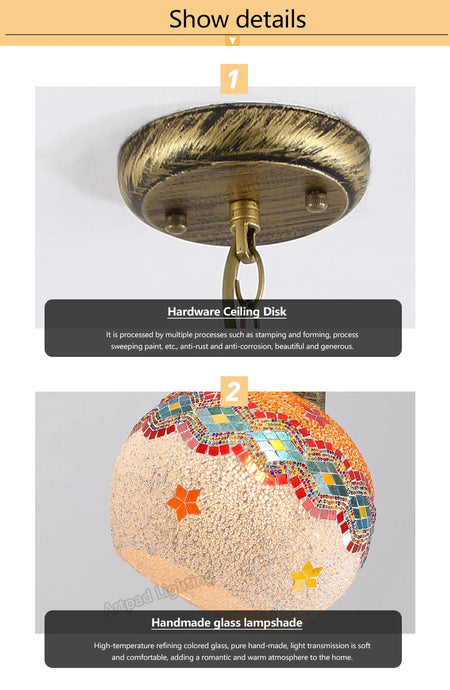 Luminaire Élégant en Verre Rétro IL524637-ILLUMEEN.COM