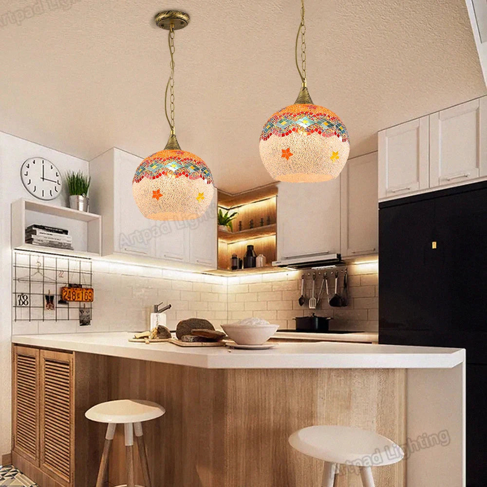 Luminaire Élégant en Verre Rétro IL524637-ILLUMEEN.COM
