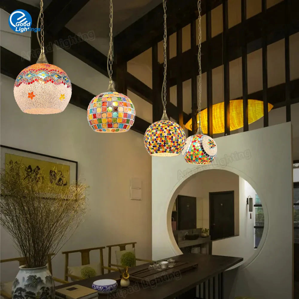 Luminaire Élégant en Verre Rétro IL524637-ILLUMEEN.COM