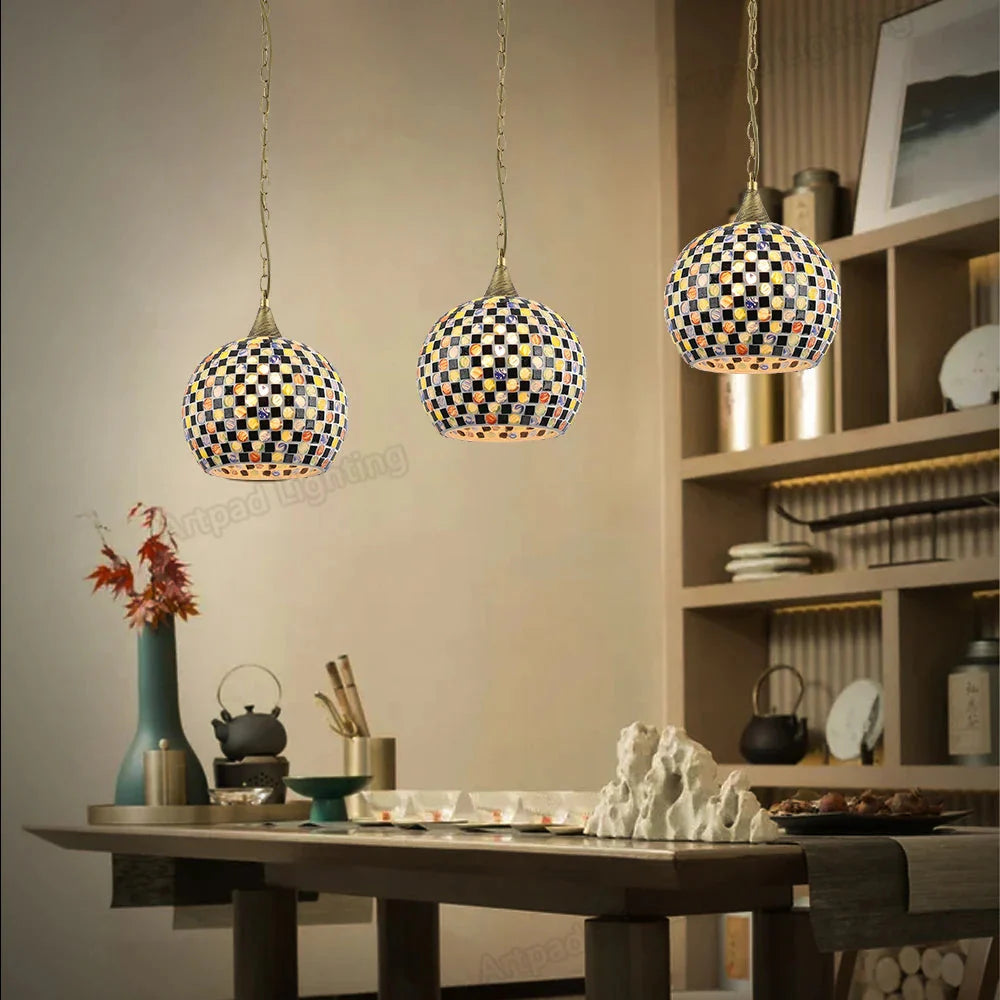 Luminaire Élégant en Verre Rétro IL524637-ILLUMEEN.COM