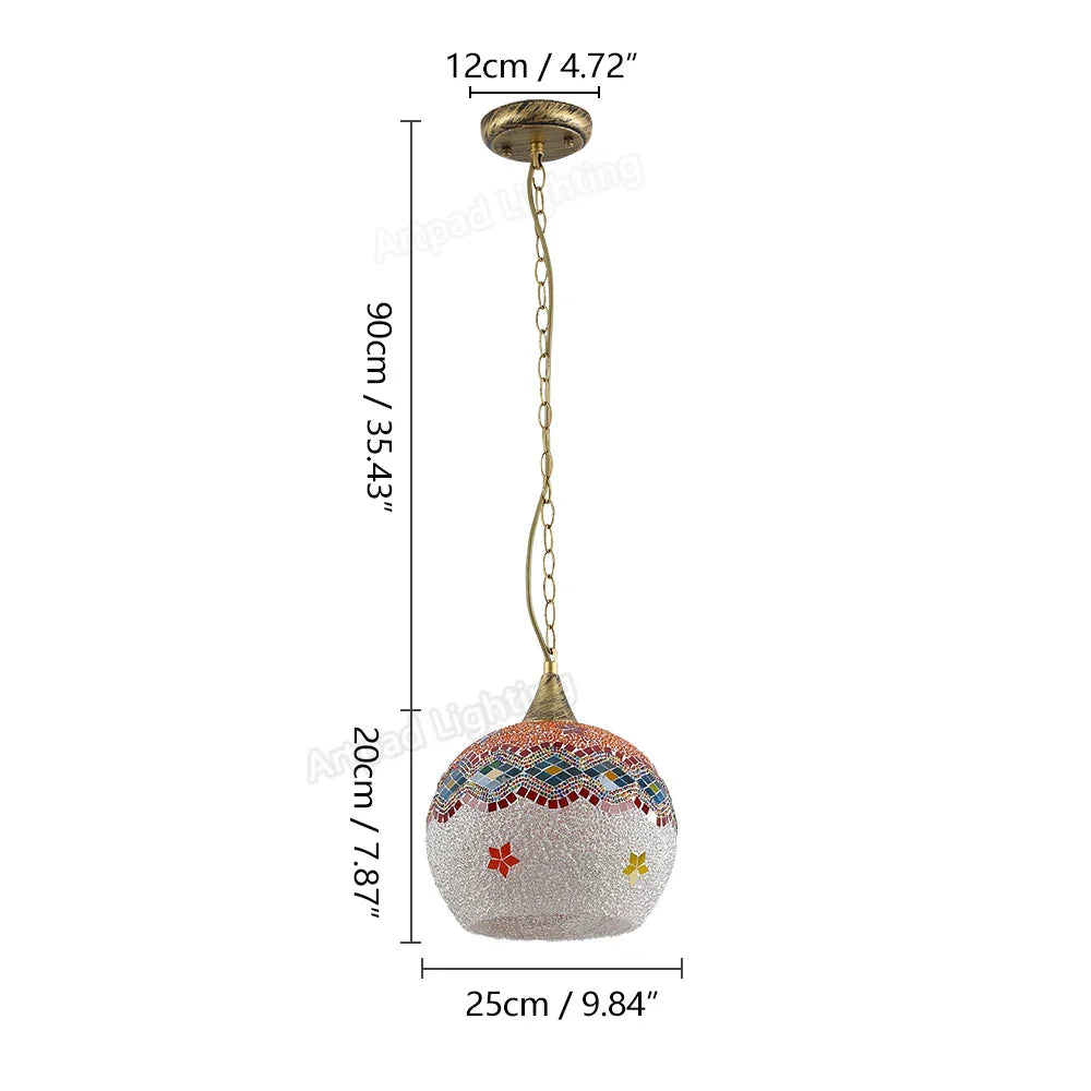 Luminaire Élégant en Verre Rétro IL524637-ILLUMEEN.COM