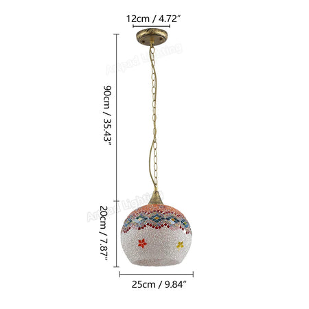 Luminaire Élégant en Verre Rétro IL524637-ILLUMEEN.COM