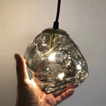 Luminaire Élégant en Verre Texture Métallique IL482635-ILLUMEEN.COM