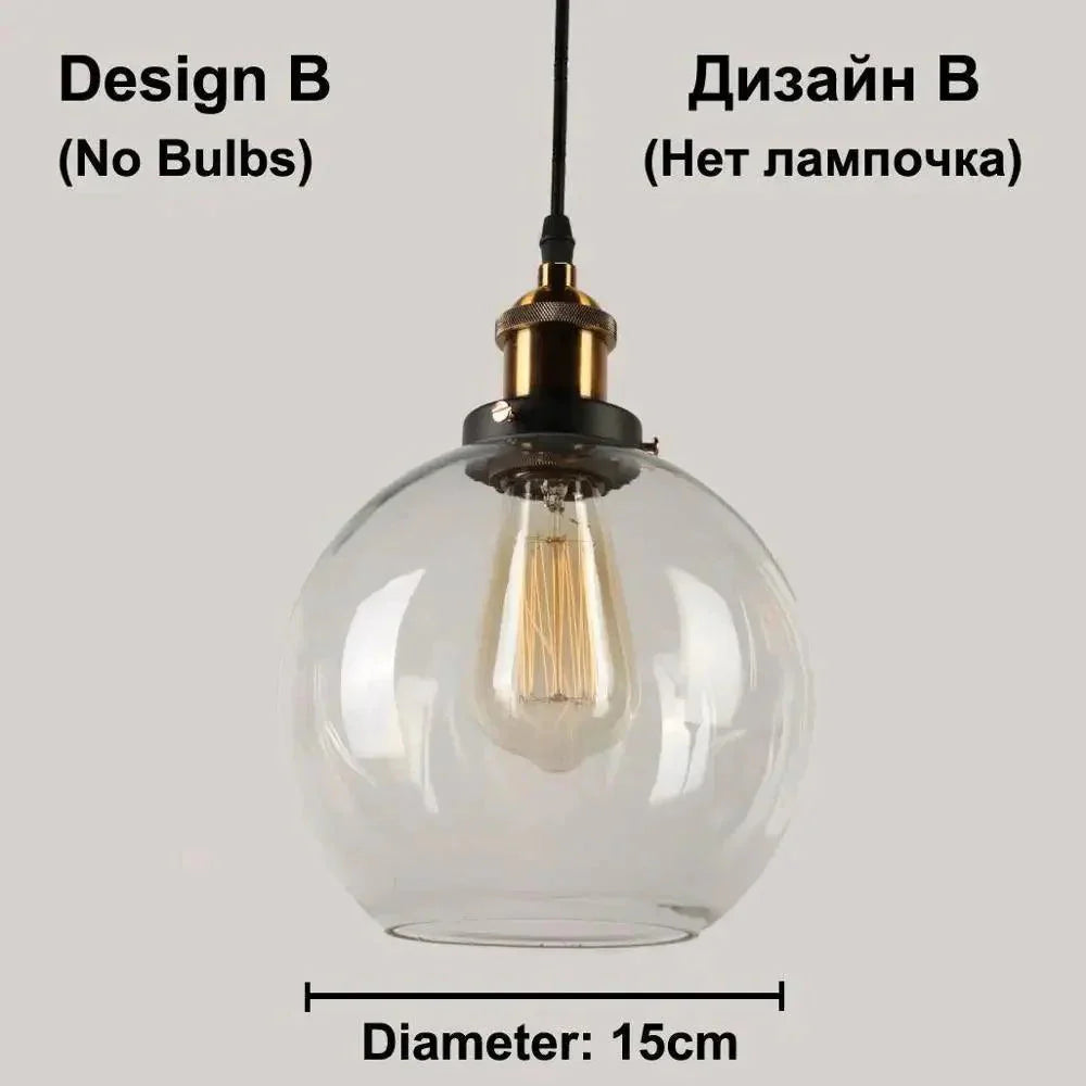 Luminaire Élégant en Verre Transparent IL258743-ILLUMEEN.COM