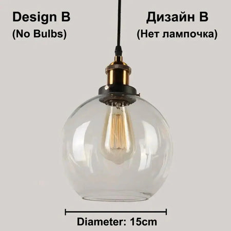 Luminaire Élégant en Verre Transparent IL258743-ILLUMEEN.COM