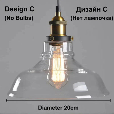 Luminaire Élégant en Verre Transparent IL258743-ILLUMEEN.COM