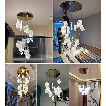 Luminaire Élégant en Voiles Flottantes IL582931-ILLUMEEN.COM
