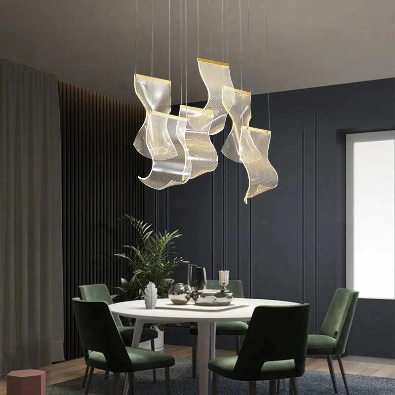Luminaire Élégant en Voiles Flottantes IL582931-ILLUMEEN.COM