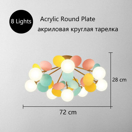 Luminaire Élégant et Artistique en Fer et Verre IL582317-ILLUMEEN.COM
