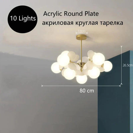 Luminaire Élégant et Artistique en Fer et Verre IL582317-ILLUMEEN.COM