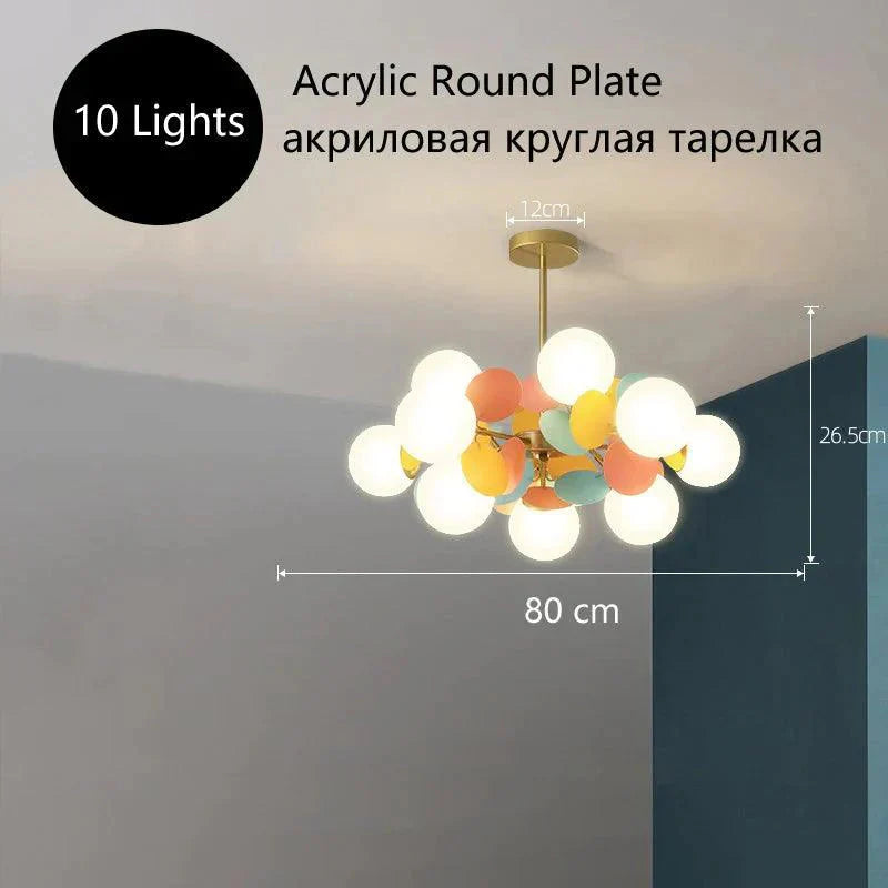 Luminaire Élégant et Artistique en Fer et Verre IL582317-ILLUMEEN.COM