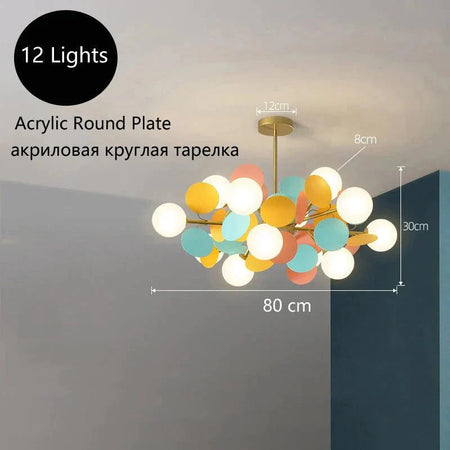 Luminaire Élégant et Artistique en Fer et Verre IL582317-ILLUMEEN.COM