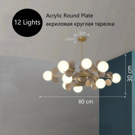 Luminaire Élégant et Artistique en Fer et Verre IL582317-ILLUMEEN.COM