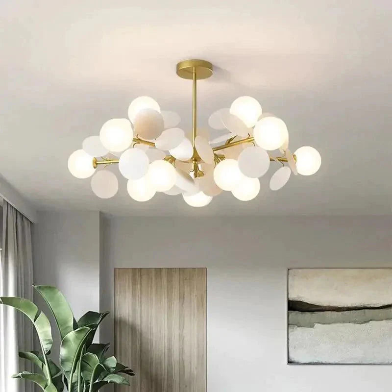 Luminaire Élégant et Artistique en Fer et Verre IL582317-ILLUMEEN.COM