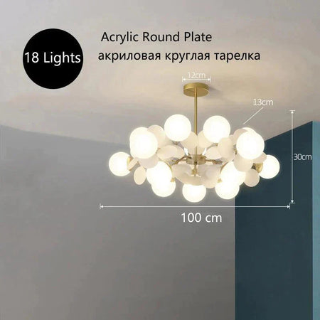 Luminaire Élégant et Artistique en Fer et Verre IL582317-ILLUMEEN.COM