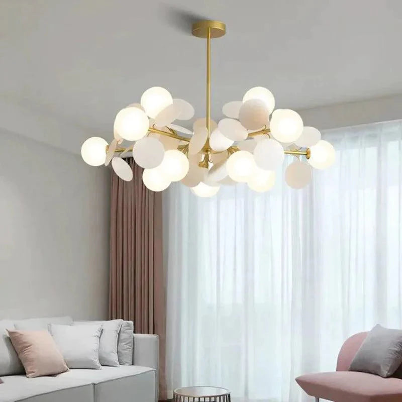 Luminaire Élégant et Artistique en Fer et Verre IL582317-ILLUMEEN.COM