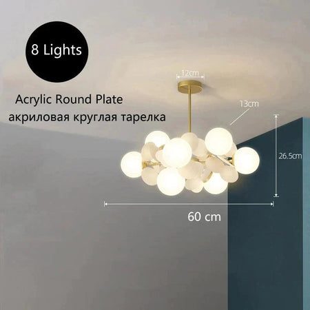 Luminaire Élégant et Artistique en Fer et Verre IL582317-ILLUMEEN.COM