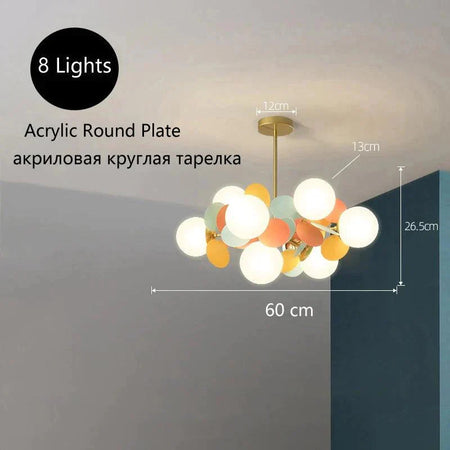 Luminaire Élégant et Artistique en Fer et Verre IL582317-ILLUMEEN.COM
