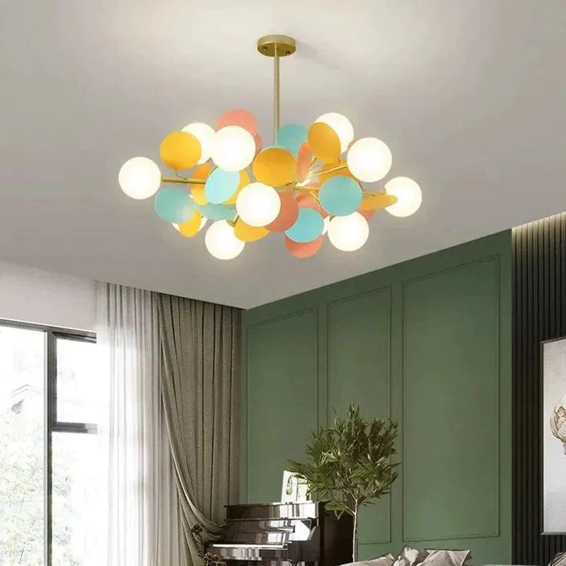 Luminaire Élégant et Artistique en Fer et Verre IL582317-ILLUMEEN.COM