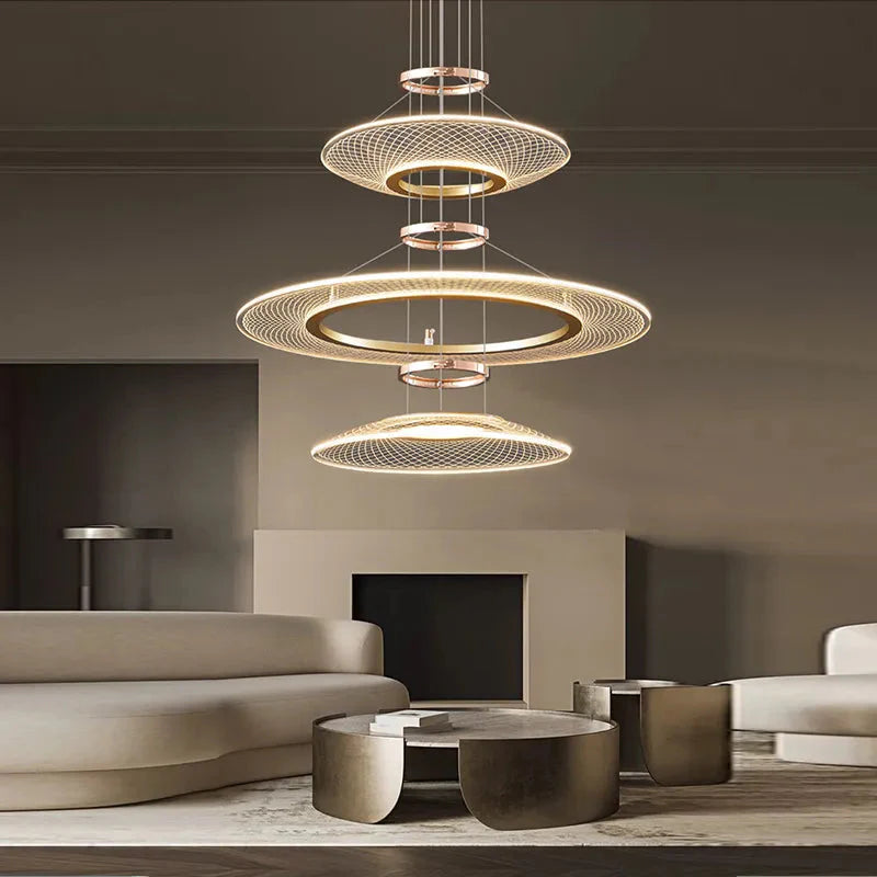 Luminaire Élégant et Innovant en Aluminium Doré IL527430-ILLUMEEN.COM