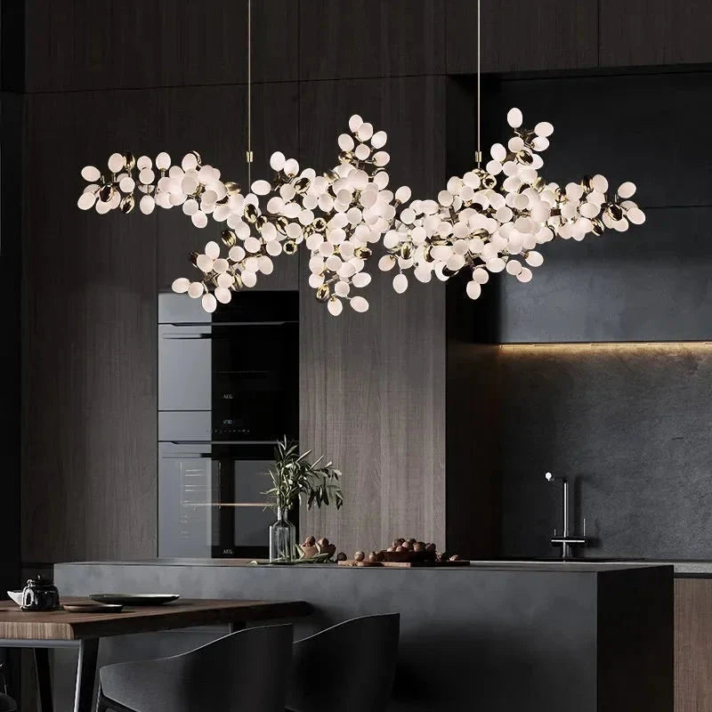 Luminaire Élégant IL374829 en Cuivre et Verre de Jade Blanc-ILLUMEEN.COM