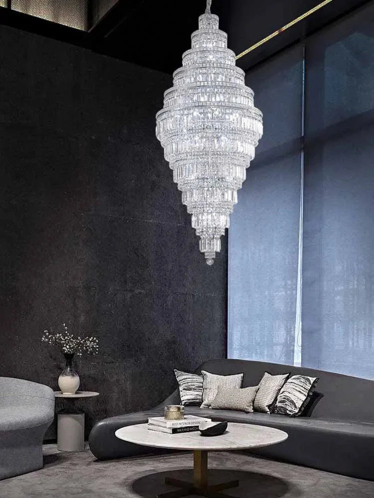 Luminaire Élégant IL492731 - Suspension en Cristal Élégante avec Variété de Tailles et de Luminosités-ILLUMEEN.COM