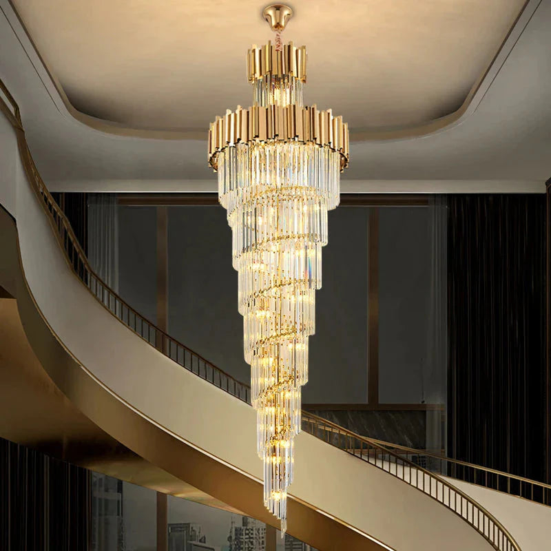 Luminaire Élégant IL572839 - Lustre en Cristal Moderne avec Options Personnalisables de Taille et de Température de Lumière-ILLUMEEN.COM