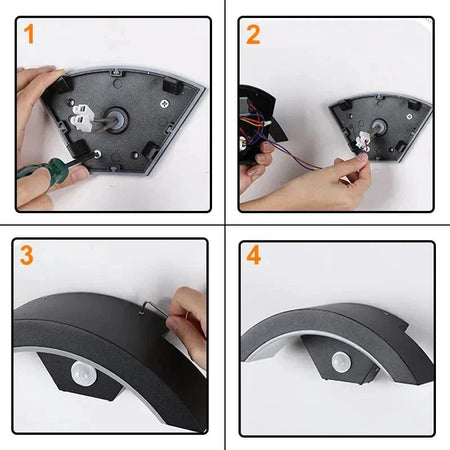 Luminaire Élégant Intelligent IL592743 avec Détection de Mouvement-ILLUMEEN.COM