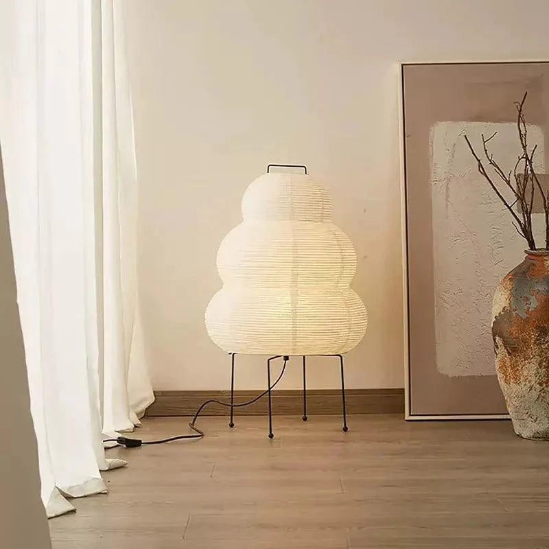 Luminaire Élégant Japonaise en Papier et Acier IL583791-ILLUMEEN.COM