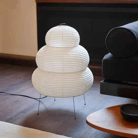 Luminaire Élégant Japonaise en Papier et Acier IL583791-ILLUMEEN.COM