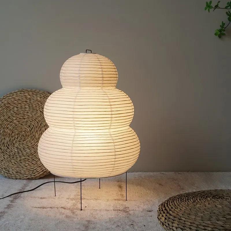 Luminaire Élégant Japonaise en Papier et Acier IL583791-ILLUMEEN.COM
