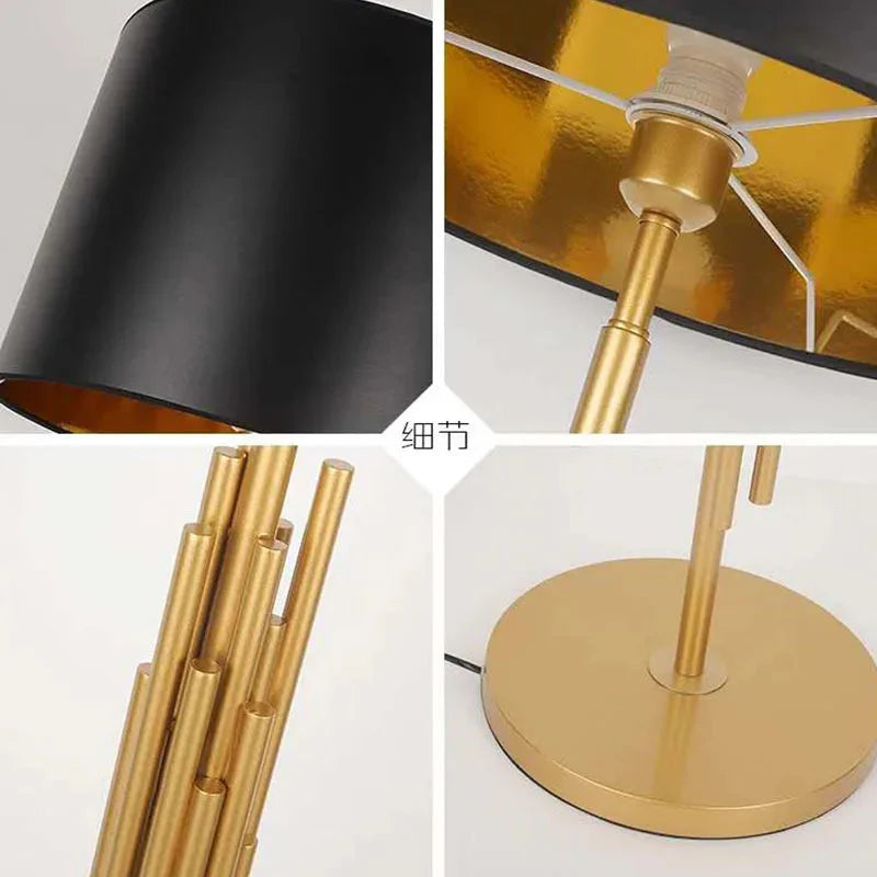 Luminaire Élégant Lampe de Plancher Moderne en Métal Doré IL927384-ILLUMEEN.COM