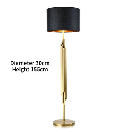 Luminaire Élégant Lampe de Plancher Moderne en Métal Doré IL927384-ILLUMEEN.COM