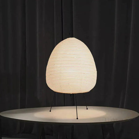 Luminaire Élégant Lampe de Table LED Moderne en Métal et Papier de Riz IL582349-ILLUMEEN.COM