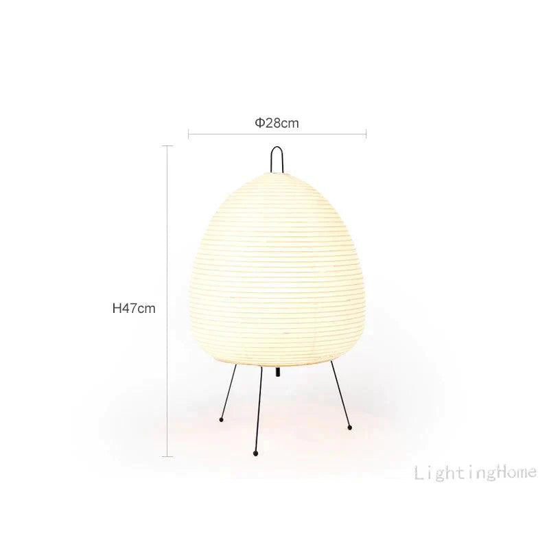 Luminaire Élégant Lampe de Table LED Moderne en Métal et Papier de Riz IL582349-ILLUMEEN.COM