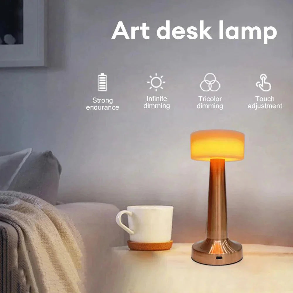 Luminaire Élégant : Lampe de Table LED Rétro Minimaliste IL479203-ILLUMEEN.COM