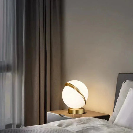 Luminaire Élégant : Lampe de Table Nordique Blanche IL582749-ILLUMEEN.COM