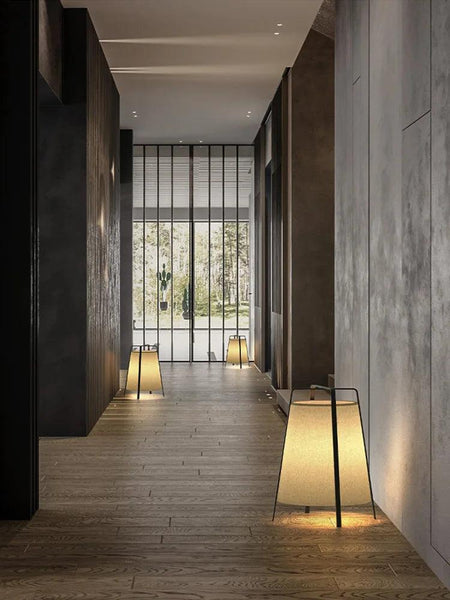 Luminaire Élégant : Lampe Japonaise sur Pied Rétro IL583947-ILLUMEEN.COM