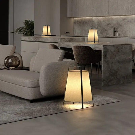 Luminaire Élégant : Lampe Japonaise sur Pied Rétro IL583947-ILLUMEEN.COM