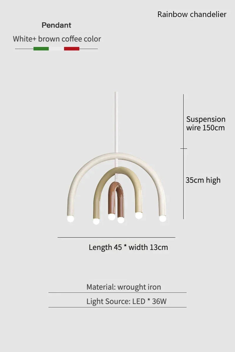 Luminaire Élégant Minimaliste avec Effet Arc-en-Ciel IL582739-ILLUMEEN.COM