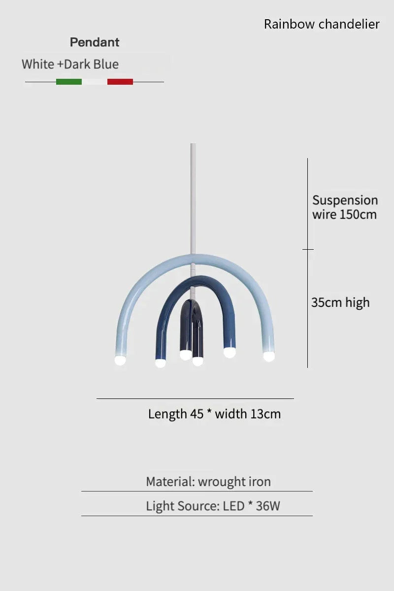 Luminaire Élégant Minimaliste avec Effet Arc-en-Ciel IL582739-ILLUMEEN.COM